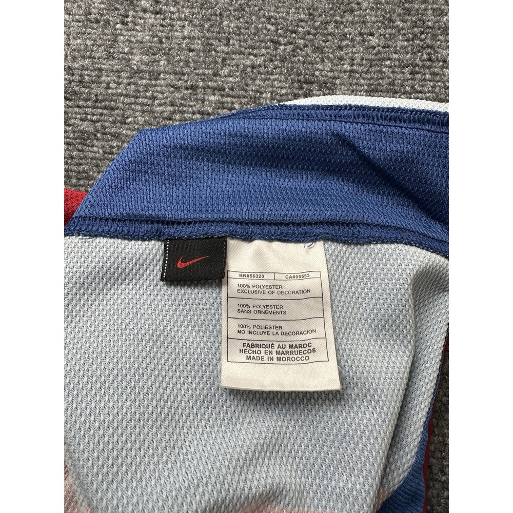 Boys Soccer Nike Barcelona Ronaldinho Home Jersey Blue Red, Size XL (18–20) - Picture 6 of 11